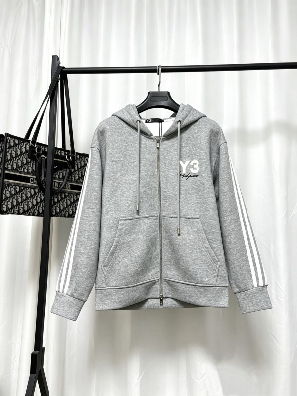 Y-3 후드 집업 재킷