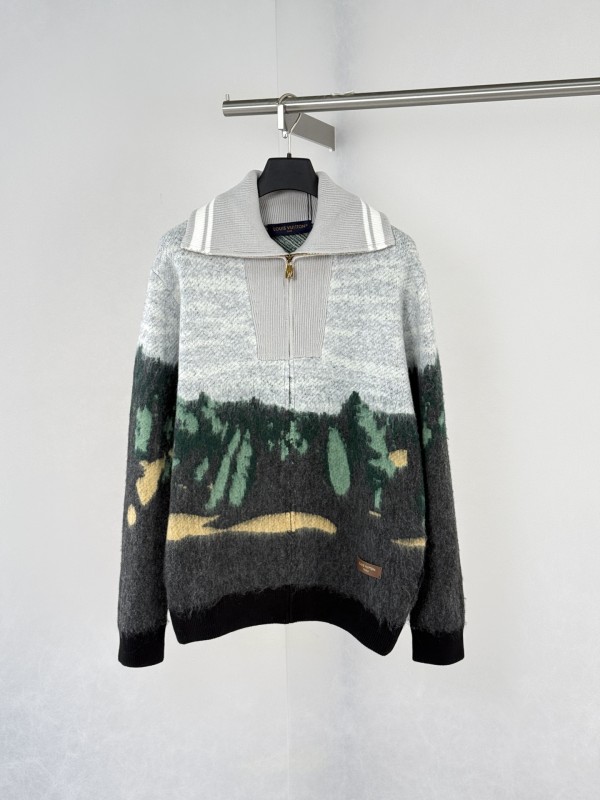 LV 루이 FW26 포레스트 자카드