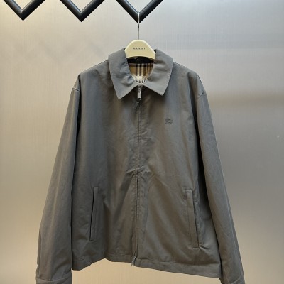 버버리 승마 자수 체크 안감 플