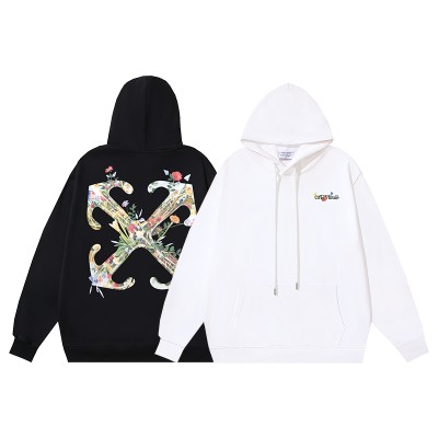 오프화이트 글라스 플라워 프린